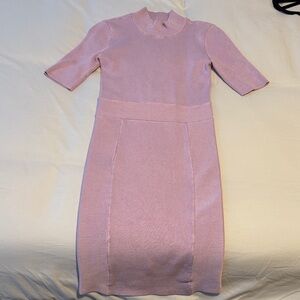 Guess Light Pink Midi Dress